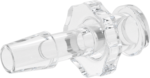 Luer Lock Boru Bağlantısı, Soketler, Poliolefin, 5/32" Dikenli Boru İç Çapı için