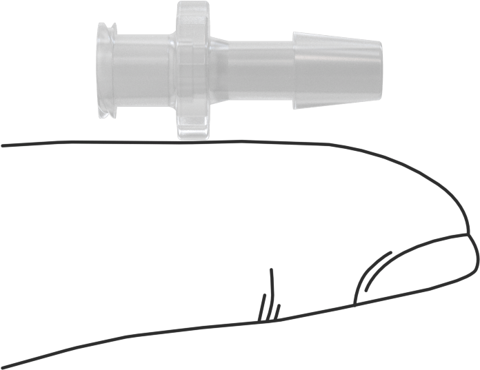 Luer Lock Boru Bağlantısı, Soketler, Polipropilen, 3/16" Dikenli Boru İç Çapı için
