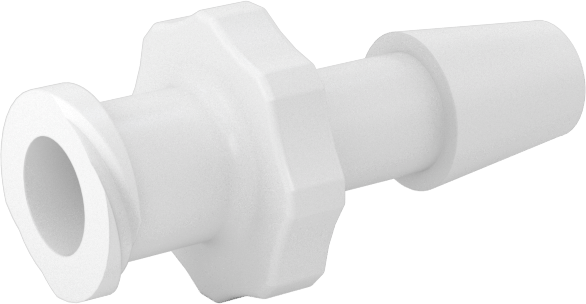 Luer Lock Boru Bağlantısı, Soketler, Naylon, 3/16" Dikenli Boru İç Çapı için