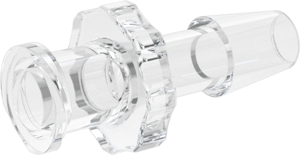 Luer Lock Boru Bağlantısı, Soketler, Poliolefin, 3/16" Dikenli Boru İç Çapı için
