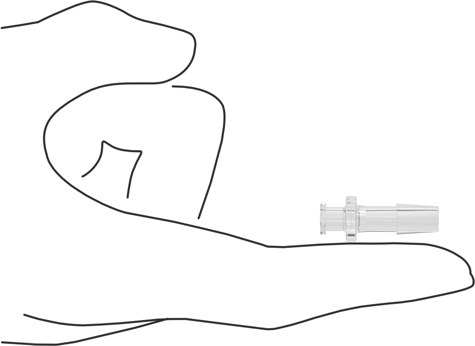 Luer Lock Boru Bağlantısı, Soketler, Poliolefin, 1/4" Dikenli Boru İç Çapı için
