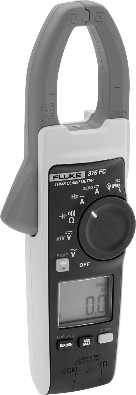 Fluke Kelepçeli Multimetre, Kalibrasyon Sertifikası ile, Model Numarası 376 FC