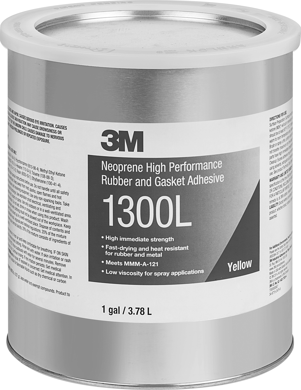 Conta Yapıştırıcısı, 3M 1300L, 1 Galonluk Teneke Kutu