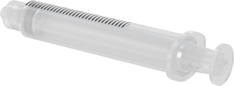 Plastik Şırınga, Luer Lock Bağlantılı, Şeffaf, 3 ml Kapasite