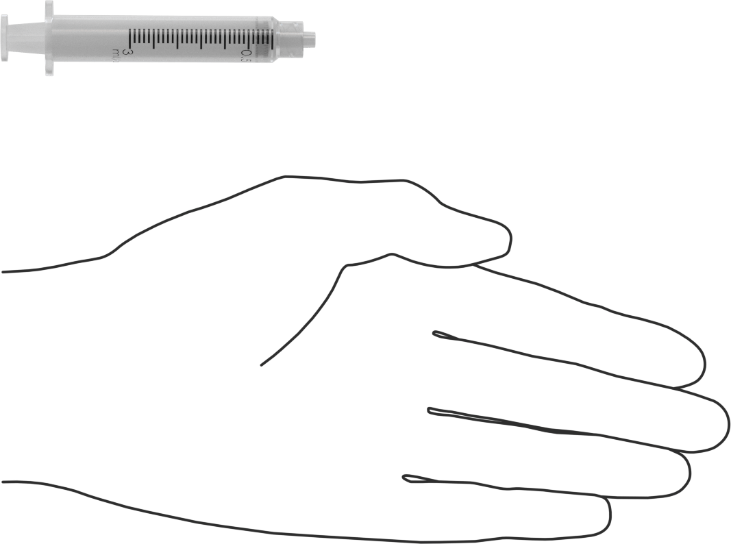 Plastik Şırınga, Luer Lock Bağlantılı, Şeffaf, 3 ml Kapasite