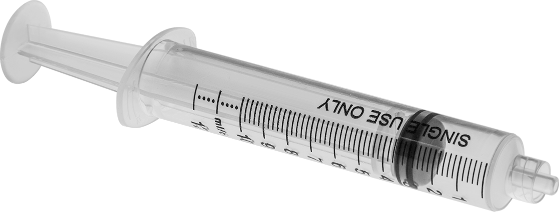 Plastik Şırınga, Luer Lock Bağlantılı, Şeffaf, 10 ml Kapasite