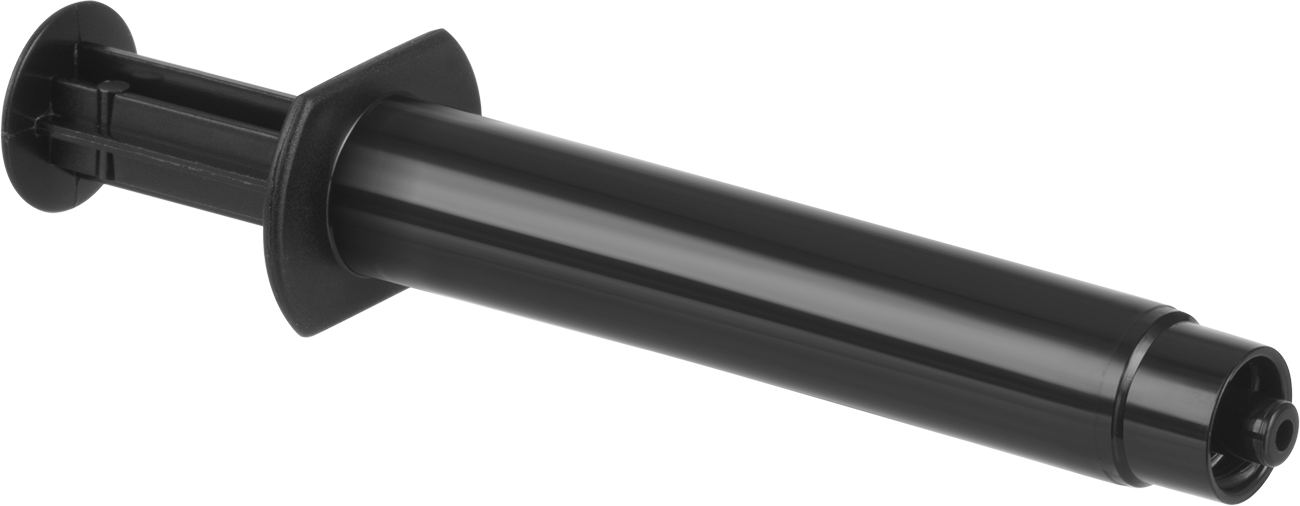 Plastik Şırınga, Luer Lock Bağlantılı, Siyah, 3 ml Kapasite