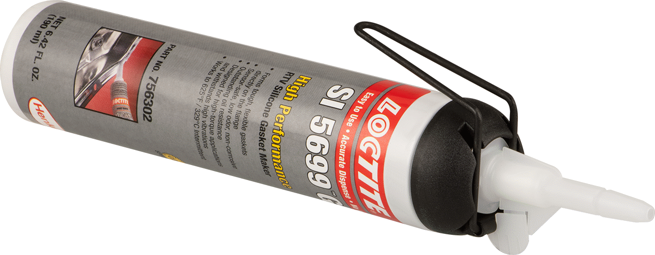 Sert Yağa Dayanıklı Conta Yapıcı, Loctite® 5699, 6,4 FL. oz. Nozullu Teneke Kutu