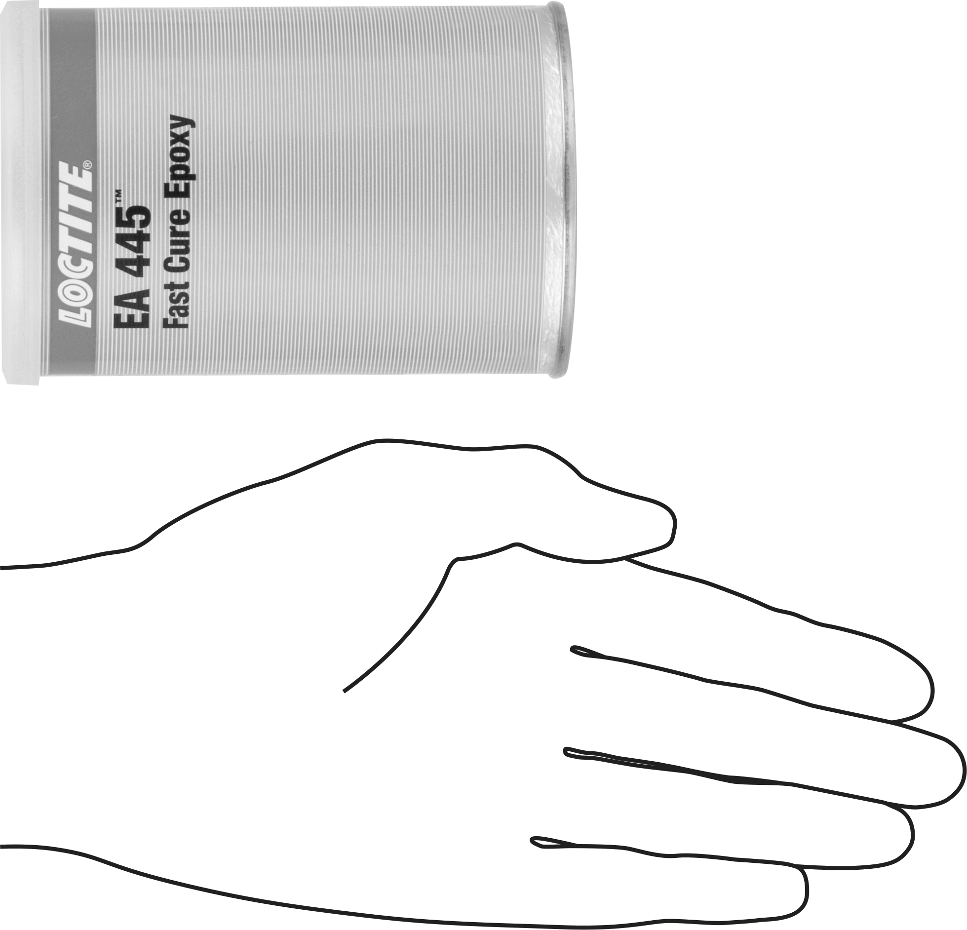 Yüzey Dolgu Maddesi, Loctite® Fixmaster Epoksi EA445, 0,12 oz. Bardak