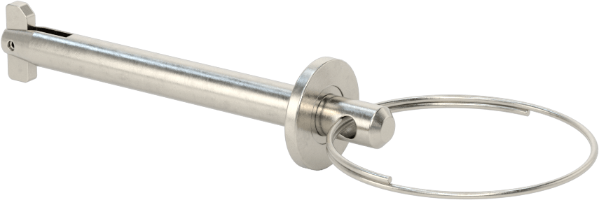 Toggle'lı Çatal Pimi, Halka Tutucu, 18-8 Paslanmaz Çelik, 3/8" Çap, 2-3/4" Kullanılabilir Uzunluk