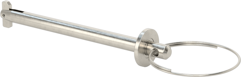 Toggle'lı Çatal Pimi, Halka Tutucu, 18-8 Paslanmaz Çelik, 3/8" Çap, 4" Kullanılabilir Uzunluk