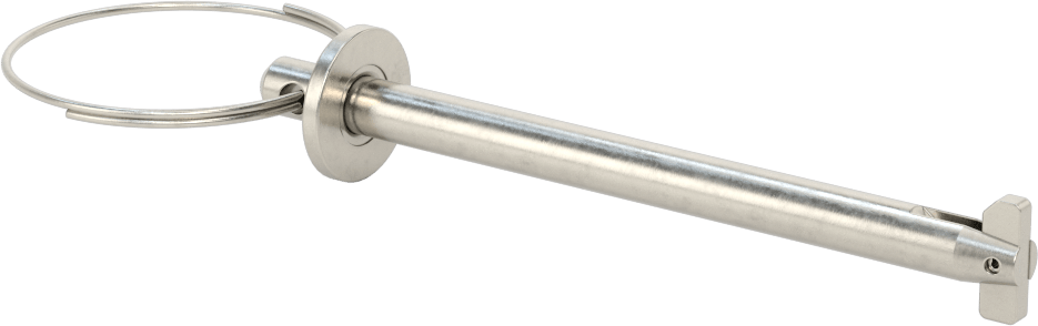 Toggle'lı Çatal Pimi, Halka Tutucu, 18-8 Paslanmaz Çelik, 3/8" Çap, 4" Kullanılabilir Uzunluk