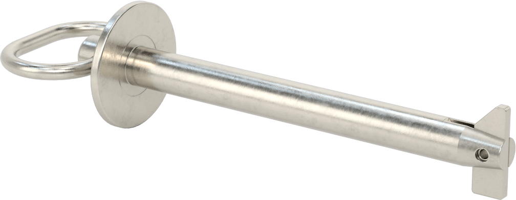 Toggle'lı Çatal Pimi, Döngü Tutamak, 18-8 Paslanmaz Çelik, 5/8" Çap, 5-1/2" Kullanılabilir Uzunluk