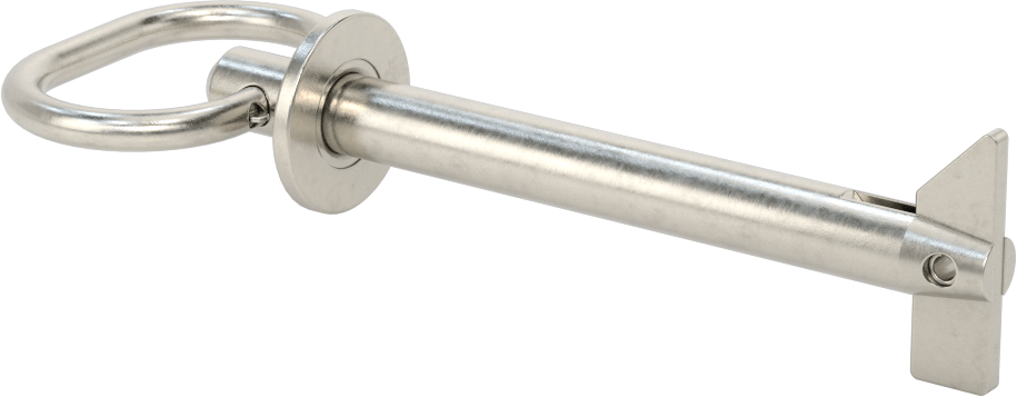 Toggle'lı Çatal Pimi, Döngü Tutamak, 18-8 Paslanmaz Çelik, 1/2" Çap, 3-1/2" Kullanılabilir Uzunluk