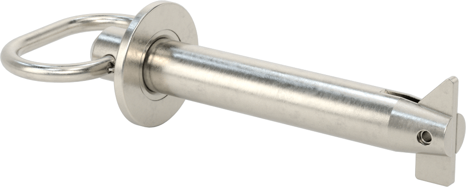 Toggle'lı Çatal Pimi, Döngü Tutamak, 18-8 Paslanmaz Çelik, 3/4 inç Çap, 3-1/2" Kullanılabilir Uzunluk