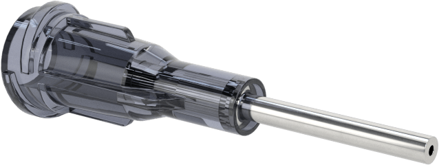 Luer Lock Bağlantılı Paslanmaz Çelik Şırınga İğneleri, PTFE Kaplı, 1/2" İğne Uzunluğu, 21 Gauge
