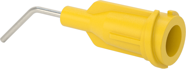 Luer Lock Bağlantılı Paslanmaz Çelik Şırınga İğneleri, 45 Derece Açı, 20 Gauge, 1/2" Uzunlukta İğne