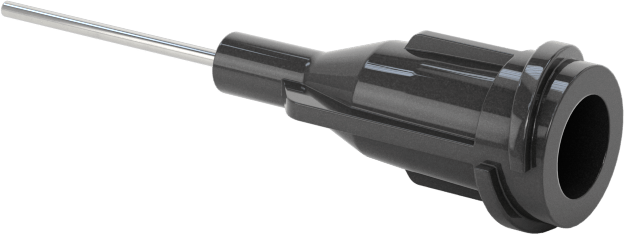 Luer Lock Bağlantılı Paslanmaz Çelik Şırınga İğneleri, 1/2" İğne Uzunluğu, Küt Uçlu Düz, 22 Gauge