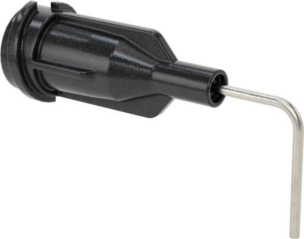 Luer Lock Bağlantılı Paslanmaz Çelik Şırınga İğneleri, 90 Derece Açı, 22 Gauge, 1/2" Uzunlukta İğne