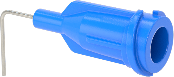 Luer Lock Bağlantılı Paslanmaz Çelik Şırınga İğneleri, 90 Derece Açı, 25 Gauge, 1/2" Uzunlukta İğne