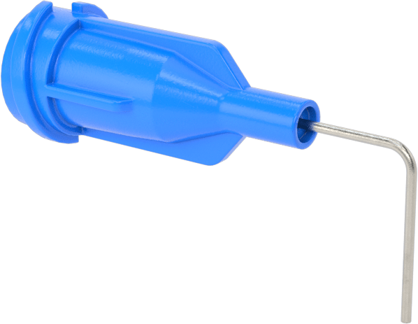 Luer Lock Bağlantılı Paslanmaz Çelik Şırınga İğneleri, 90 Derece Açı, 25 Gauge, 1/2" Uzunlukta İğne
