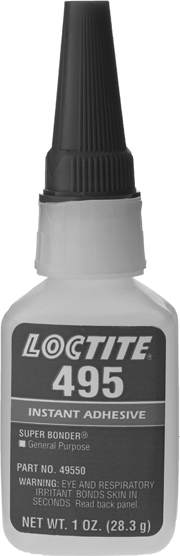Anında Yapışan Yapıştırıcı, Loctite® 495, 1 FL. oz. Şişe