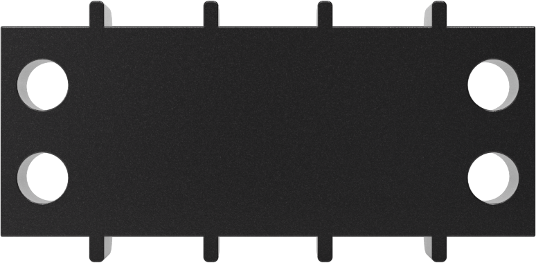 300V AC/300V DC Terminal Bloğu, Üç adet 20A devre, 3/8" Merkezden Merkeze