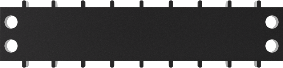 300V AC/300V DC Terminal Bloğu, Sekiz adet 20A devre, 3/8" Merkezden Merkeze