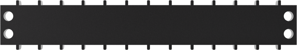 300V AC/300V DC Terminal Bloğu, On iki adet 20A devre, 3/8" Merkezden Merkeze