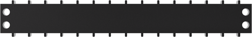300V AC/300V DC Terminal Bloğu, On Dört Adet 20A Devre, 3/8" Merkezden Merkeze