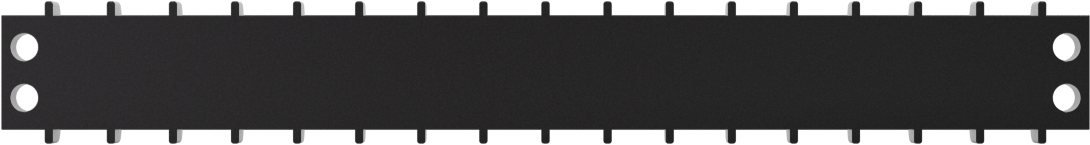 300V AC/300V DC Terminal Bloğu, On altı adet 20A Devre, 3/8" Merkezden Merkeze
