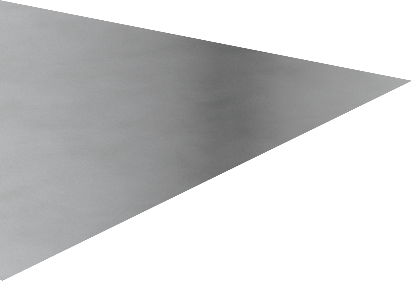 Metalize Nem Dirençli Polyester Film, 27" x 12 Feet x 0.002", Gümüş