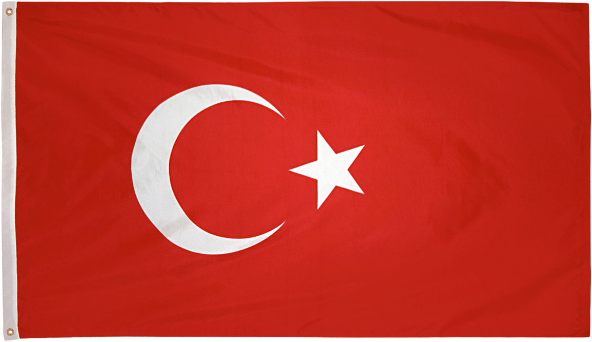 Türkiye Bayrağı, 3 Feet x 5 Feet