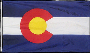 Colorado Eyalet Bayrağı, 3 Feet x 5 Feet
