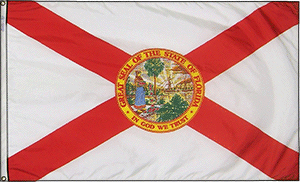 Florida Eyalet Bayrağı, 3 Feet x 5 Feet