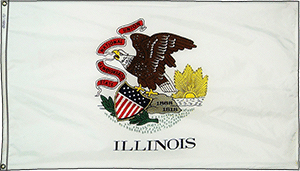 Illinois Eyalet Bayrağı, 3 Feet x 5 Feet