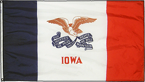 Iowa Eyalet Bayrağı, 5 Feet x 8 Feet