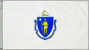 Massachusetts Eyalet Bayrağı, 4 Feet x 6 Feet