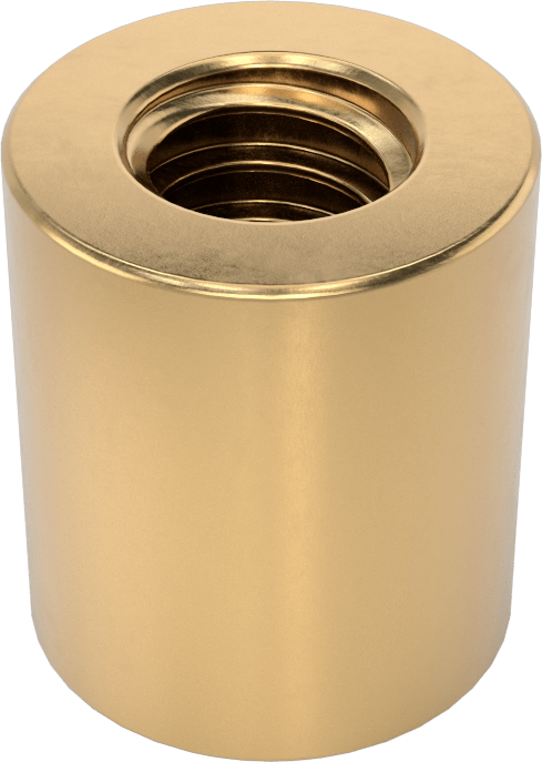 Kılavuz Vida için M12 x 3 mm Dişli Hassas Yuvarlak Somun