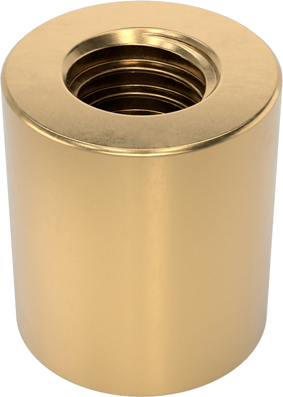 Kılavuz Vida için M24 x 5 mm Dişli Hassas Yuvarlak Somun