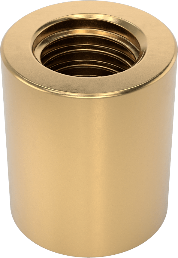Kılavuz Vida için M40 x 7 mm Dişli Hassas Yuvarlak Somun