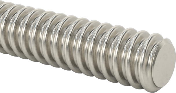 Kurşun Vida, Ultra Hassas, 303 Paslanmaz Çelik, M2 x 0,5 mm Diş, 100 mm Uzunluk
