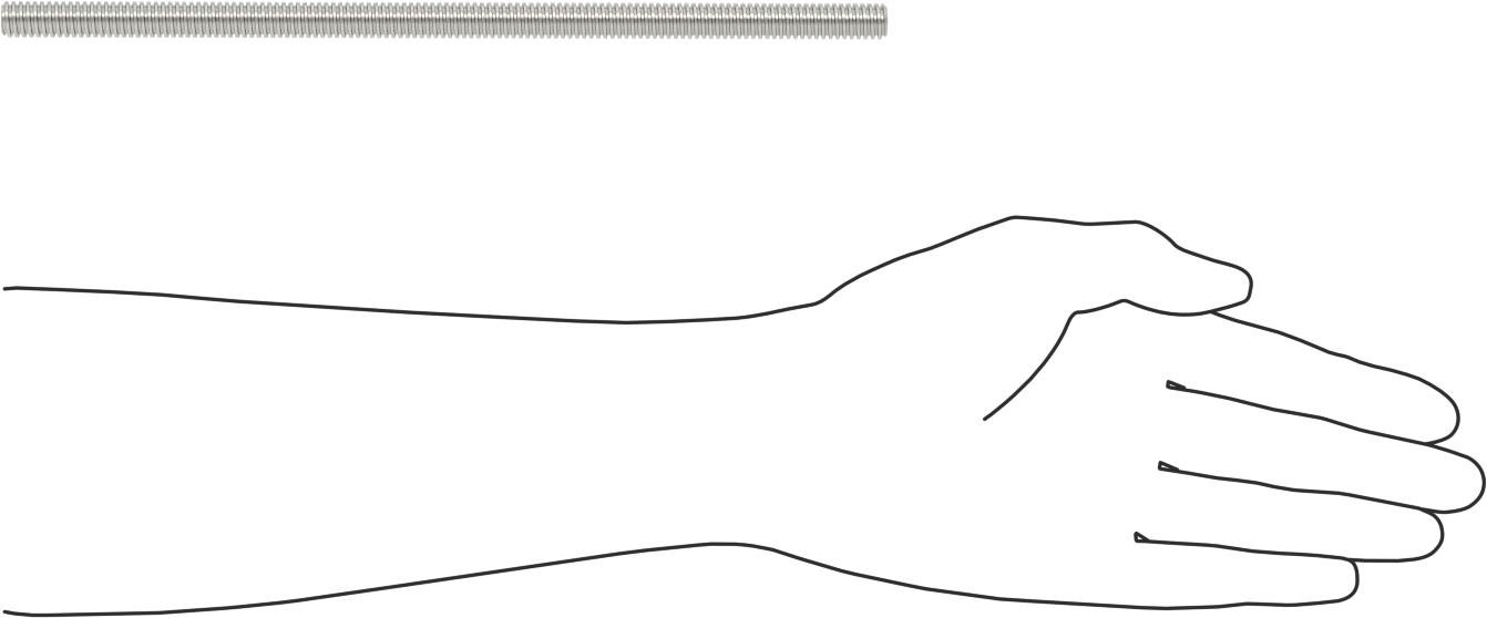 Kurşun Vida, Hassas, M10 x 2 mm Diş, 250 mm Uzunluk