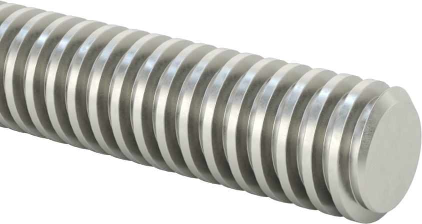 Kurşun Vida, Hassas, M24 x 5 mm Diş, 1750 mm Uzunluk