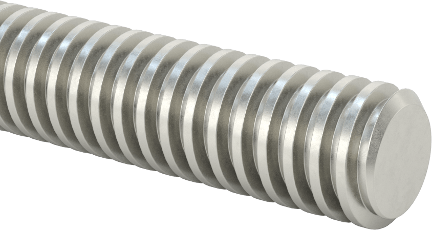 Kurşun Vida, Hassas, M24 x 5 mm Diş, 500 mm Uzunluk