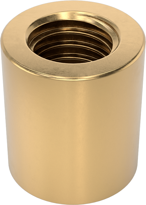 Kılavuz Vida için M28 x 5 mm Dişli Hassas Yuvarlak Somun