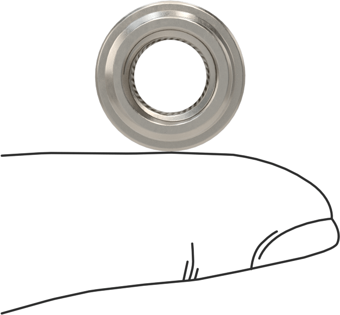 Kılavuz Vida için M10 x 2 mm Dişli Hassas Somun
