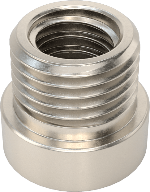 Kılavuz Vida için M10 x 2 mm Dişli Hassas Somun