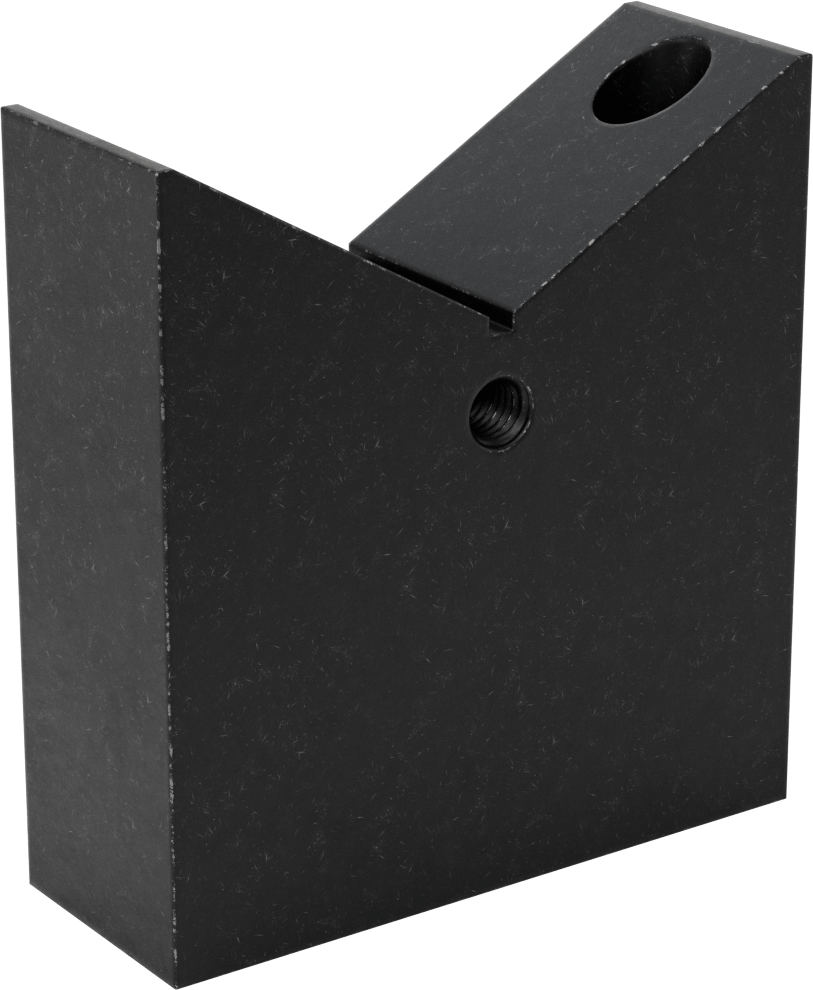 Izgara Fikstürleri için Hassas Konumlandırmalı V-Blok, Dikey Montaj, 2“ Uzunluk x 5-1/4” Genişlik