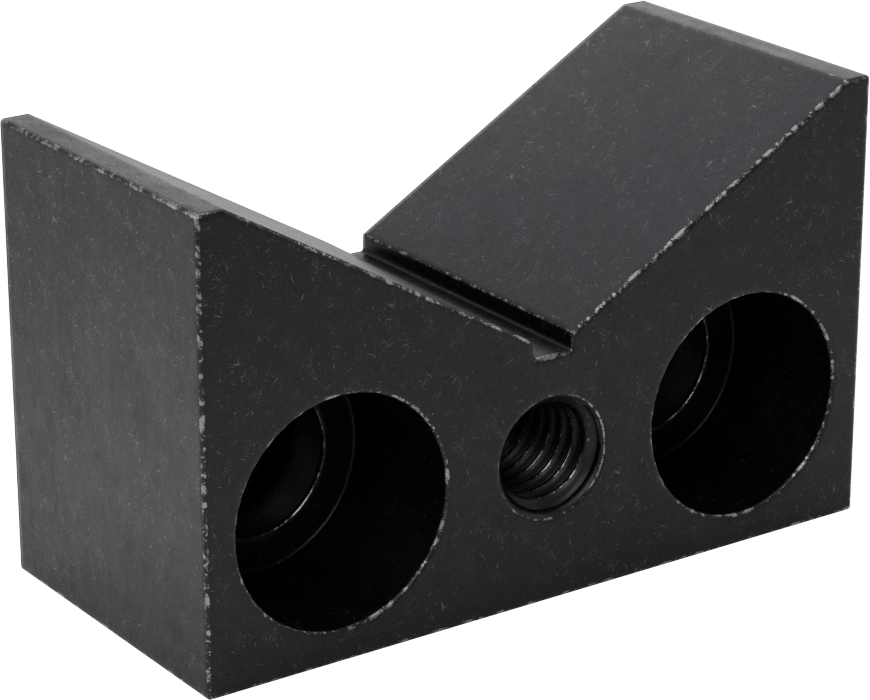 Izgara Fikstürleri için Hassas Konumlandırmalı V-Blok, Yatay Montaj, 1-1/2“ Uzunluk x 3-1/4” Genişlik